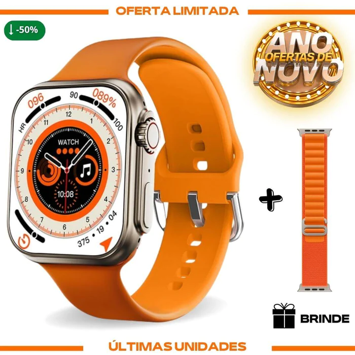 Smartwatch - Serie 8 Ultra + Pulseira Extra